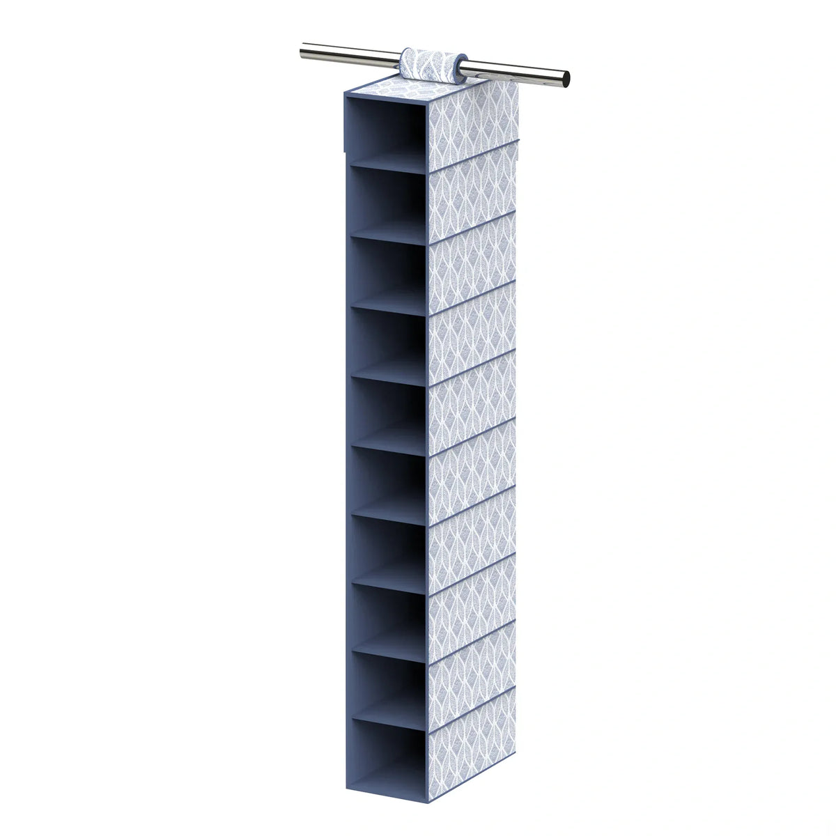 90L Blue Shelf Organizer for Shoes & Sweaters - 10 Image