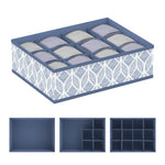 6L Blue Sock Organizer-12 Grid Image