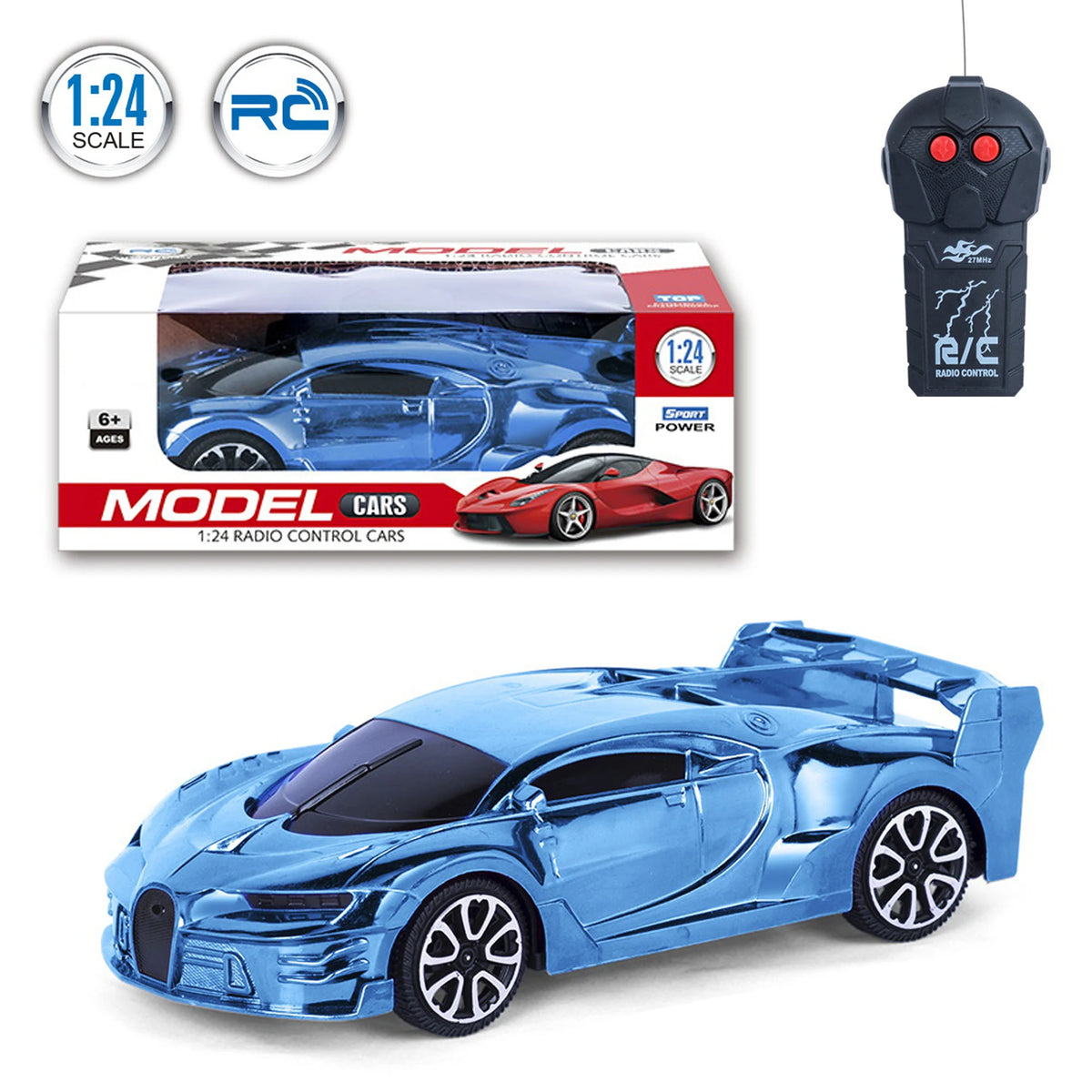 1-3Y Blue 1:24 Remote Control Sport Car Image