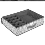 14L Grey Sock Organizer-16 Grid Image