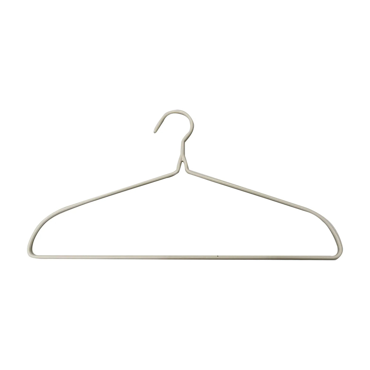 Wrinkle-free Steel Tube PE- 17 Coated Clothes Hanger 10PC Image