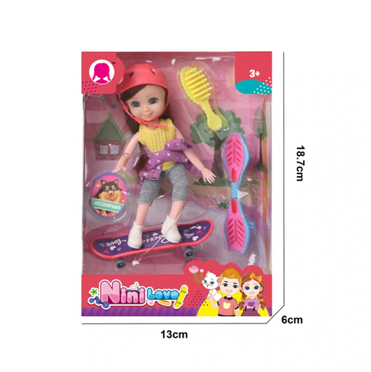 Doll Barbie 6-Inch for Girls Image