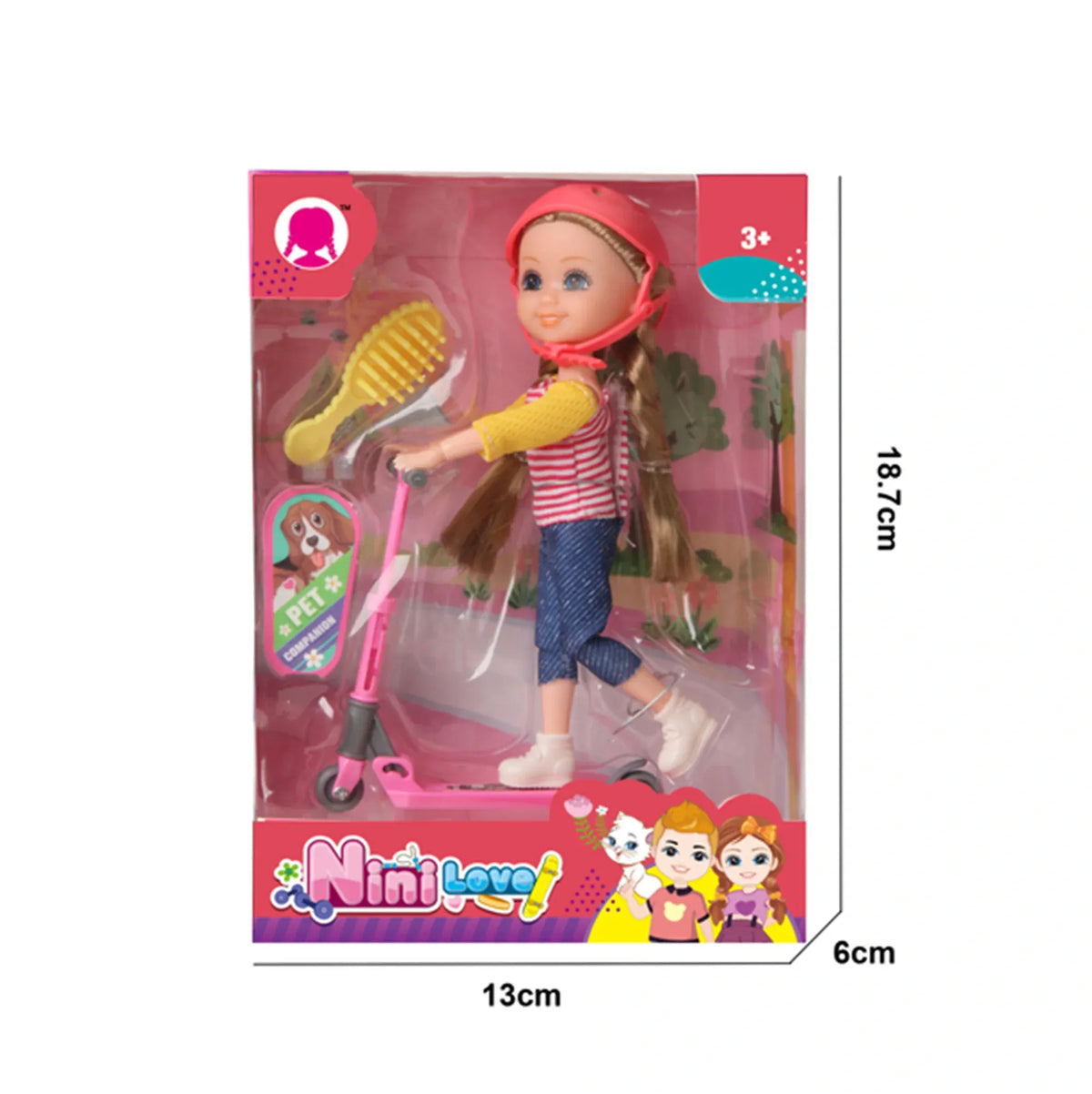 Doll Barbie 6-Inch for Girls Image