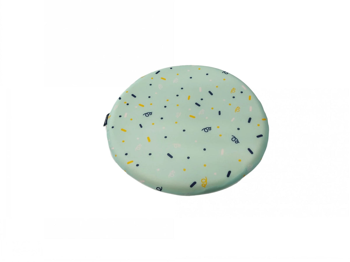 Free Light Green Round Pillow Image