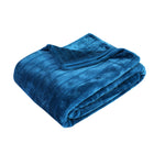 Free Navy Fake Fur Blanket Image