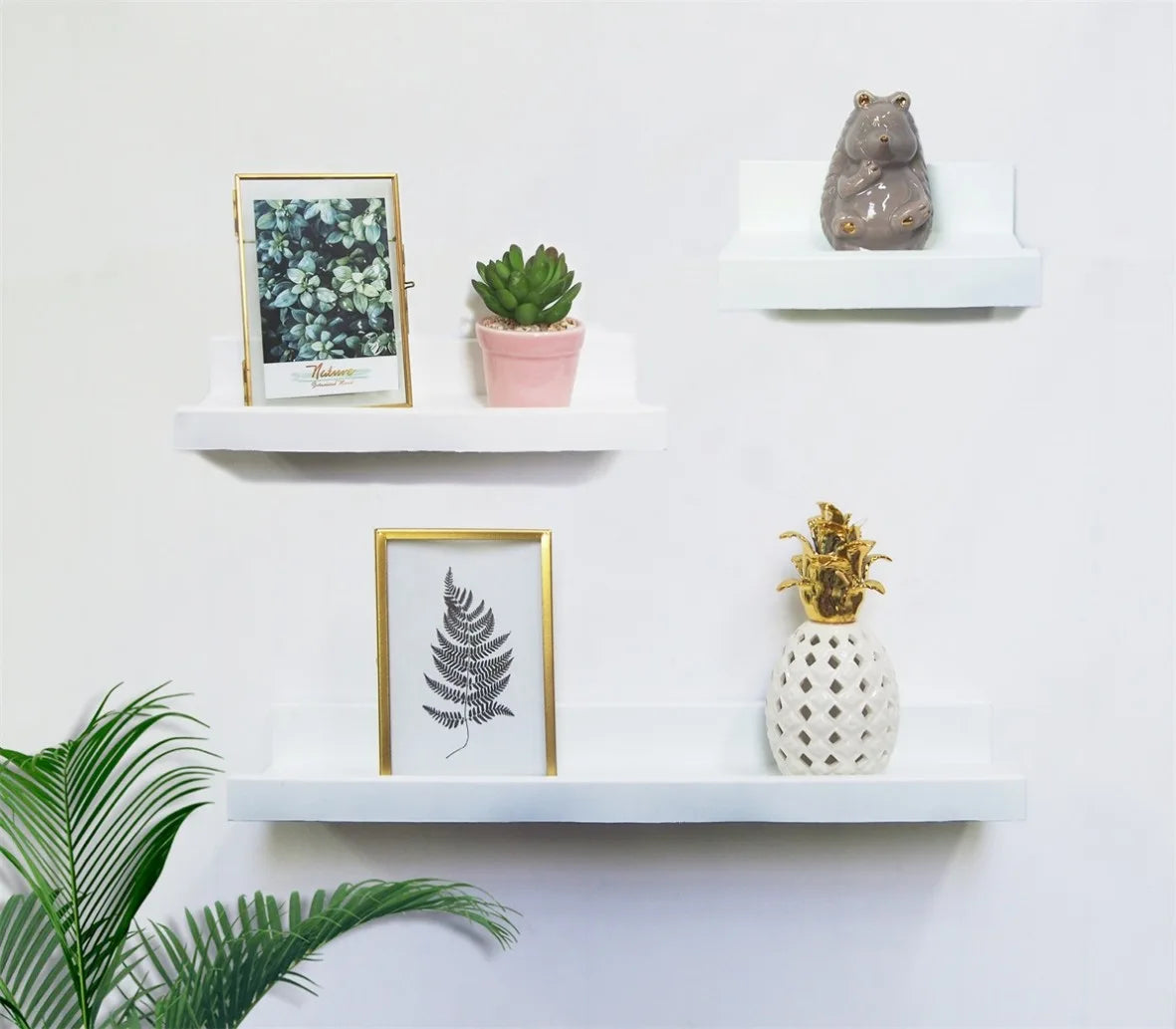 Free White 3PC Plastic Shelf Set Image