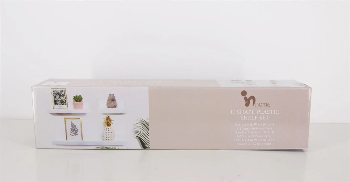 3PC Plastic Shelf Set Image