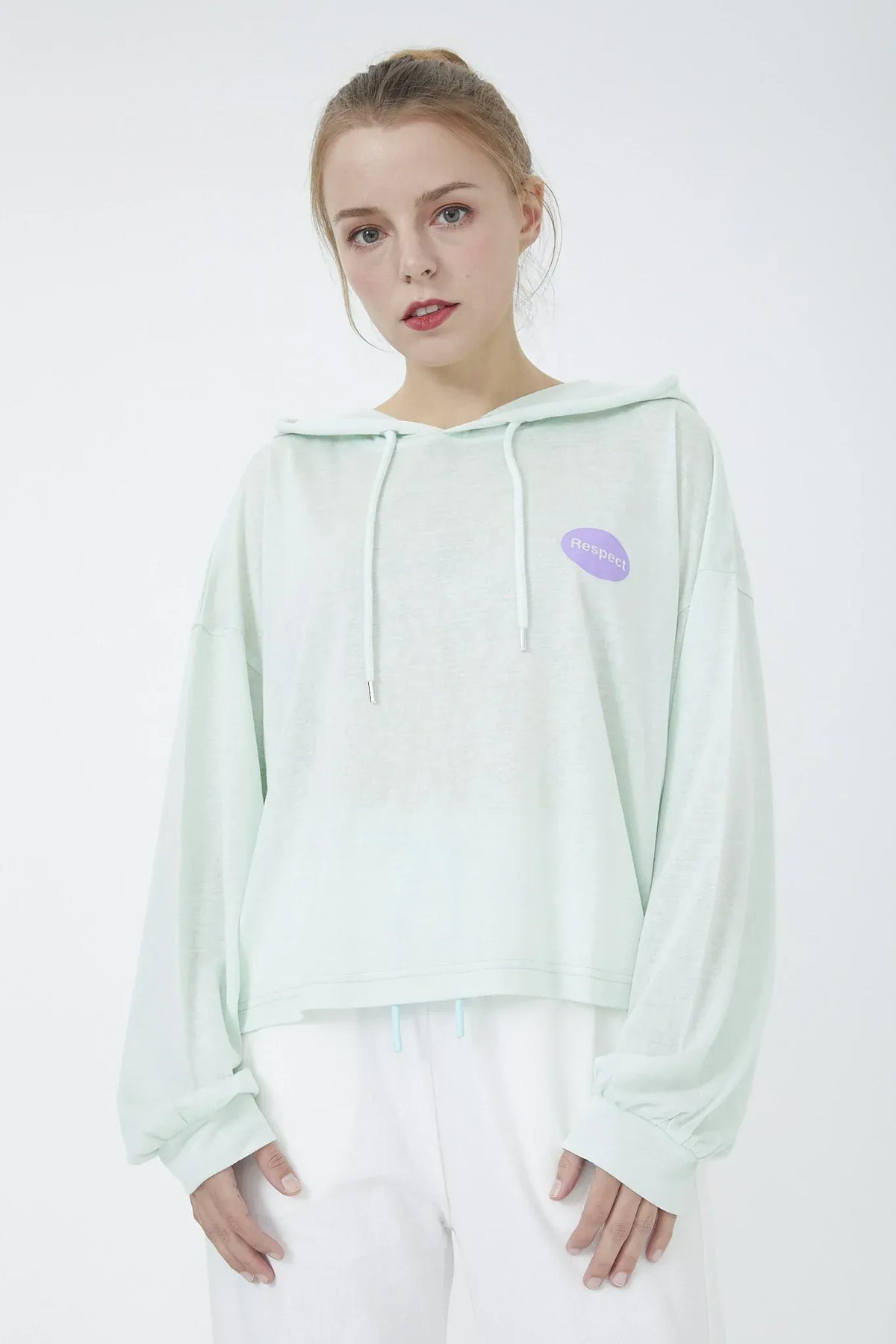 Bean Green Casual Printed T.Shirt for Women Image