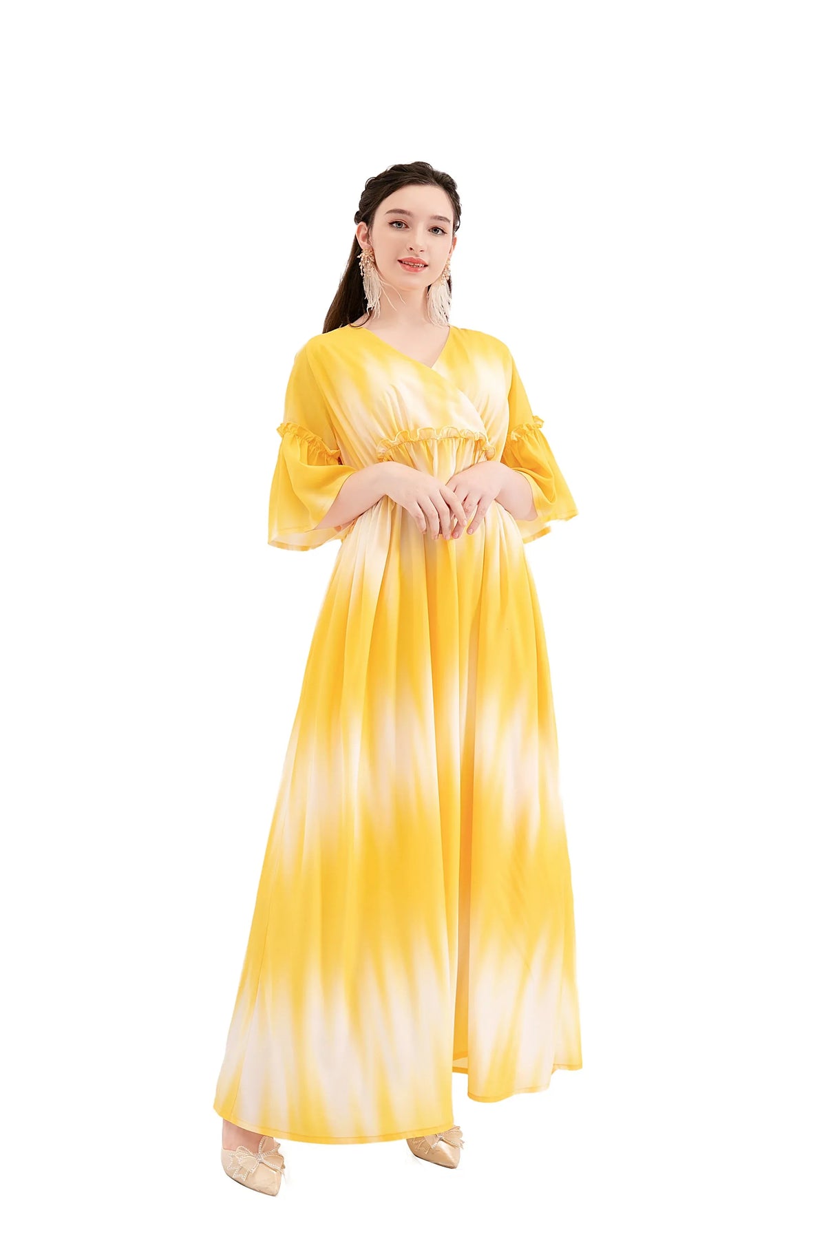 Elegant Tie-Dye Dress for Women Image