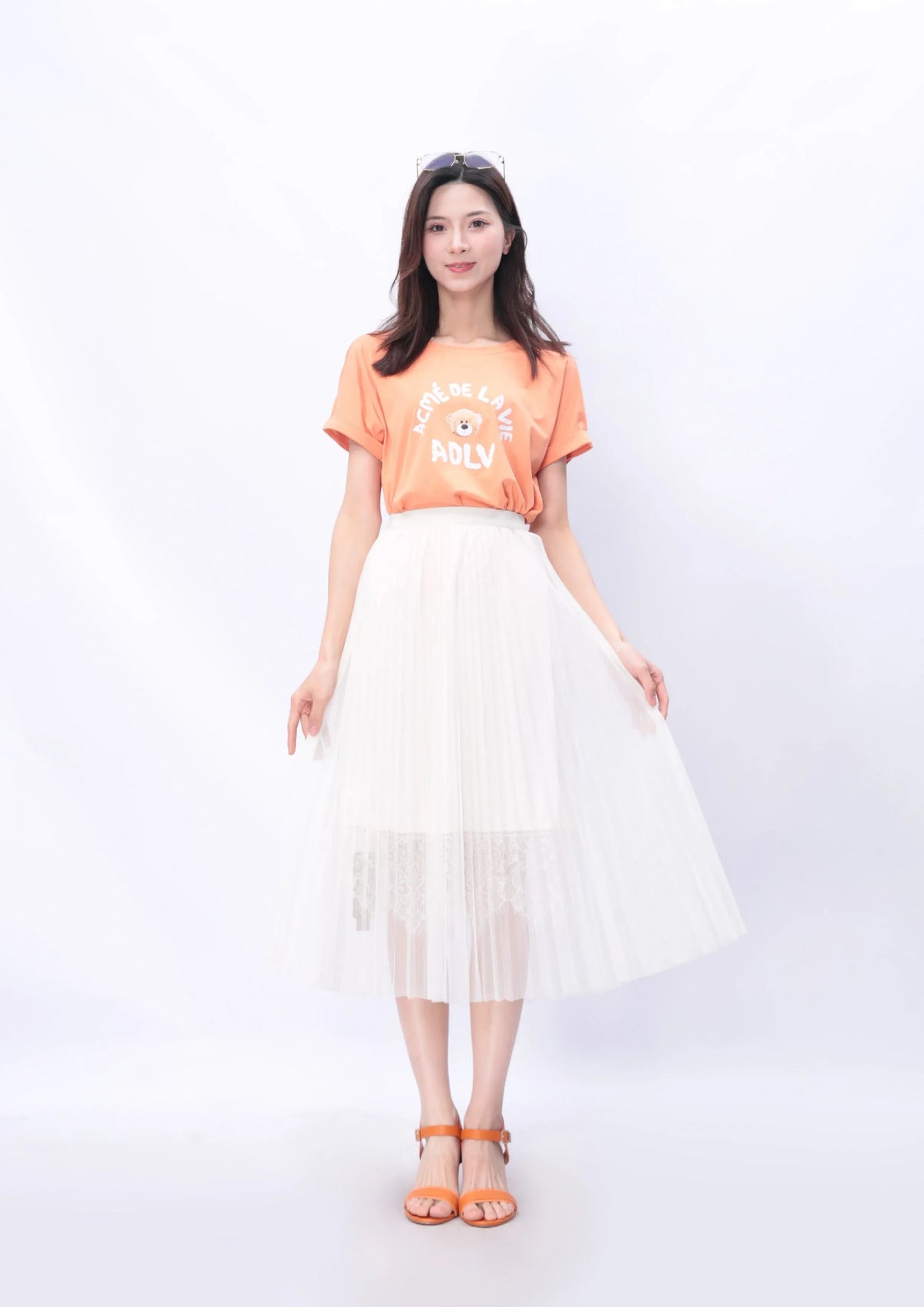 Orange T.Shirt for Women Image