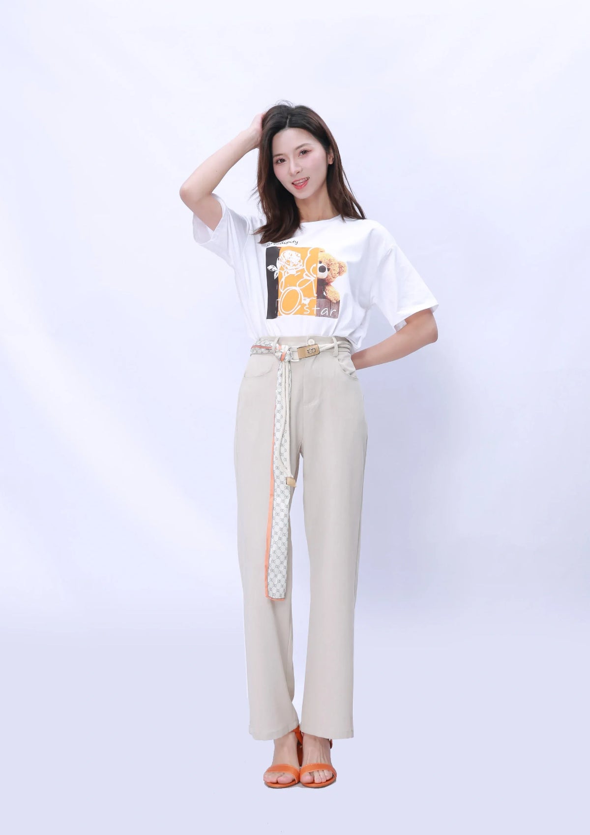 White T.Shirt for Women Image