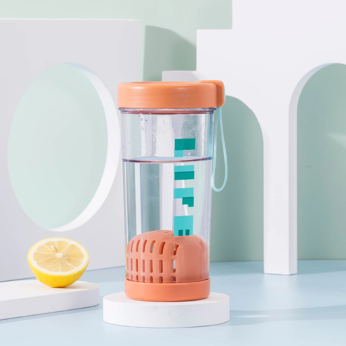 420ML Orange Water Bottle for Unisex Image