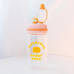 380ML Pink Water Bottle for Unisex Image