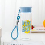 400ML Blue Glass Bottle for Unisex Image