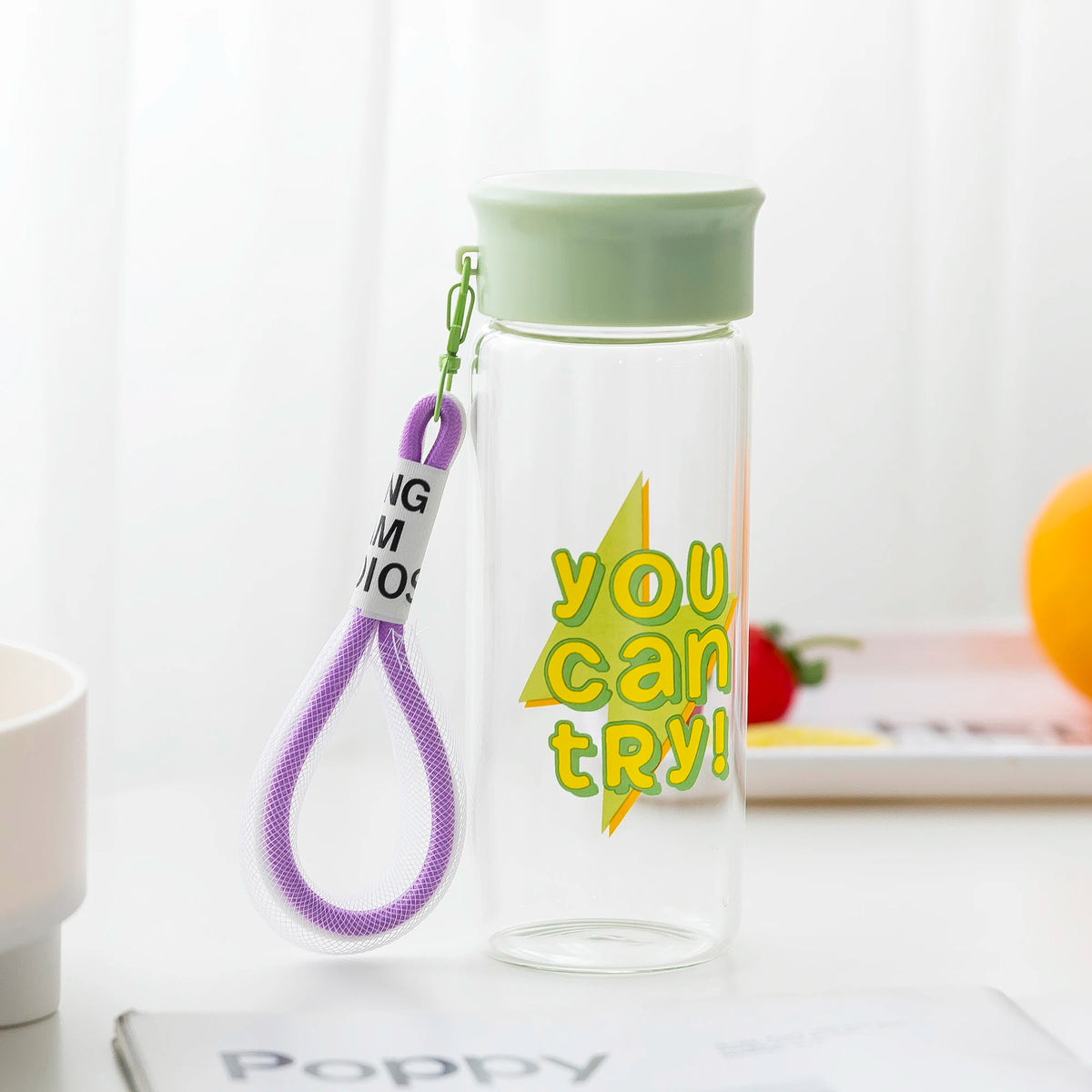 400ML Green Glass Bottle for Unisex Image