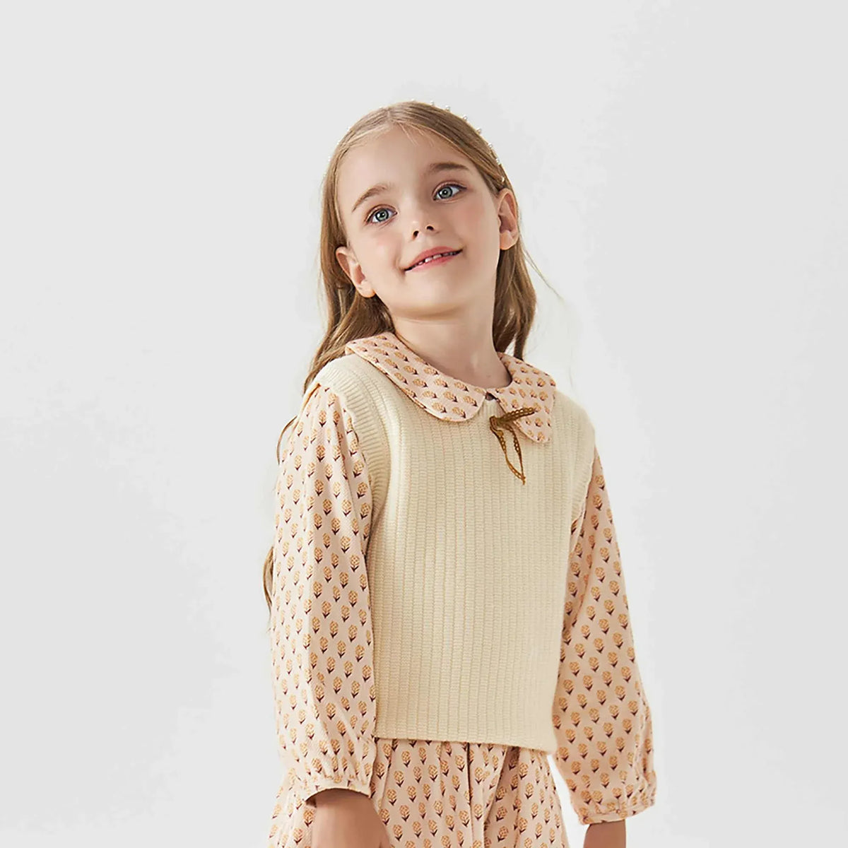 Plain Fashion Waistcoat For Girls