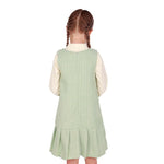 Checked Elegant Dress For Girls