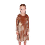 Solid Elegant Dress For Girls