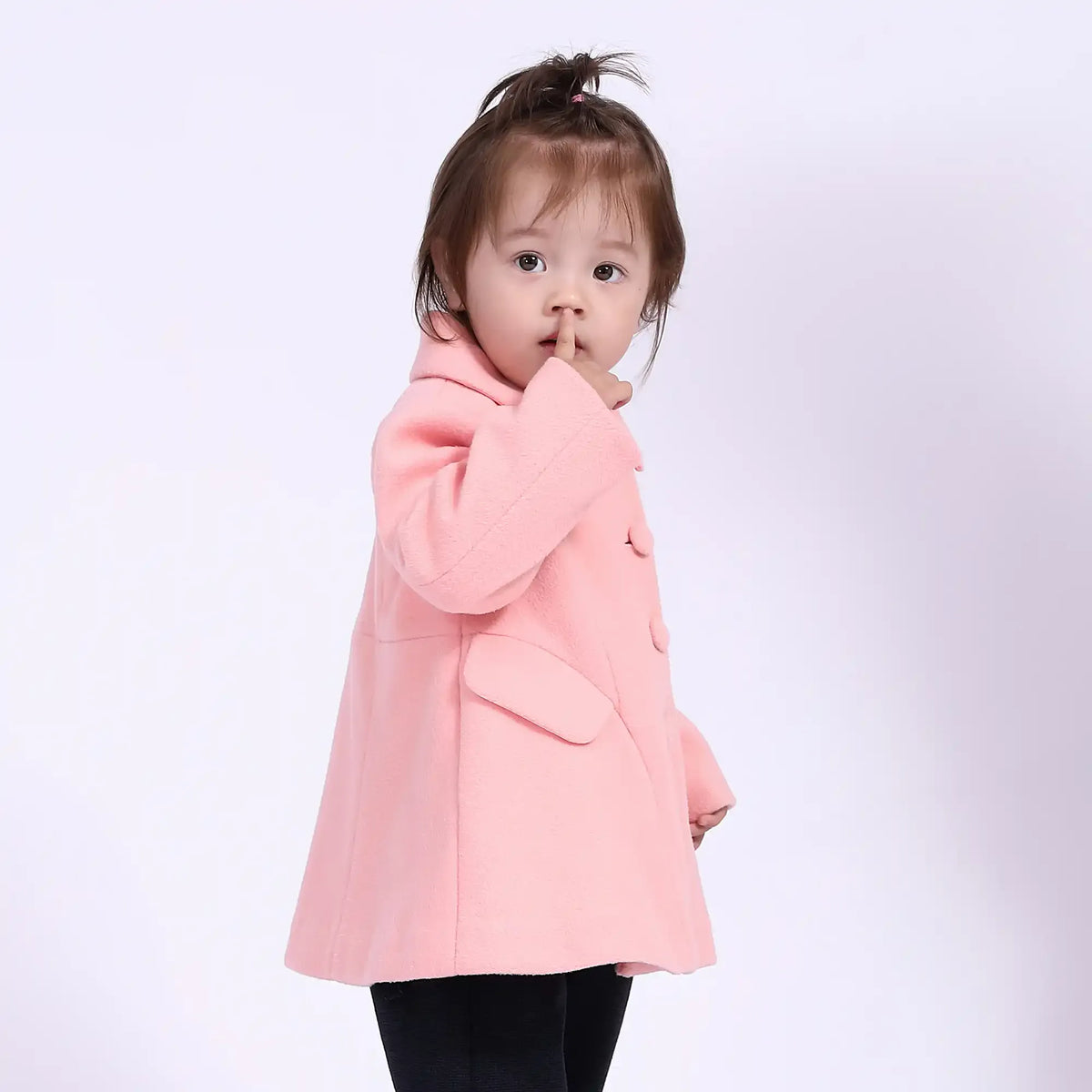 Plain Casual Jacket for Babies Girls