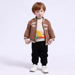 Embroidery Casual Jacket for Baby Boys