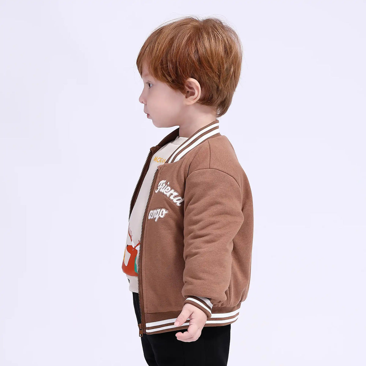 Embroidery Casual Jacket for Baby Boys