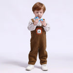 Embroidery Casual Overalls for Babies Boys