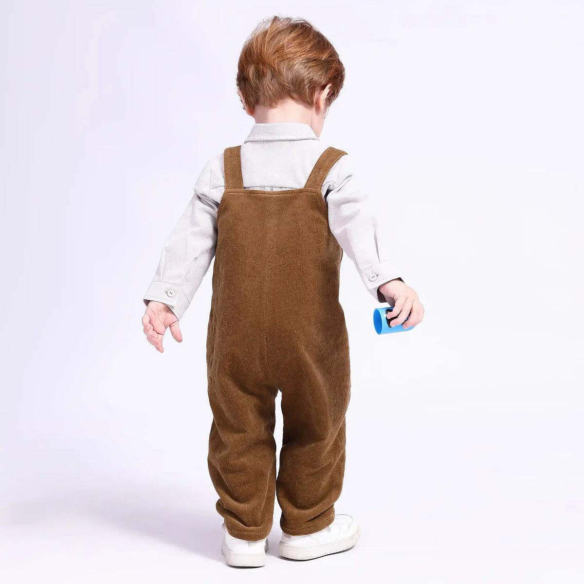 Embroidery Casual Overalls for Babies Boys