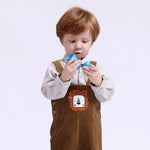 Embroidery Casual Overalls for Babies Boys