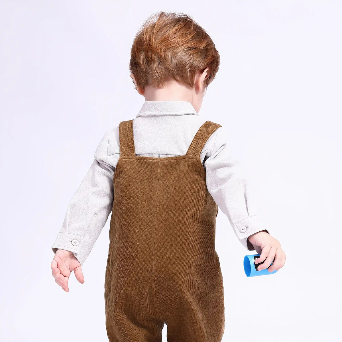 Embroidery Casual Overalls for Babies Boys