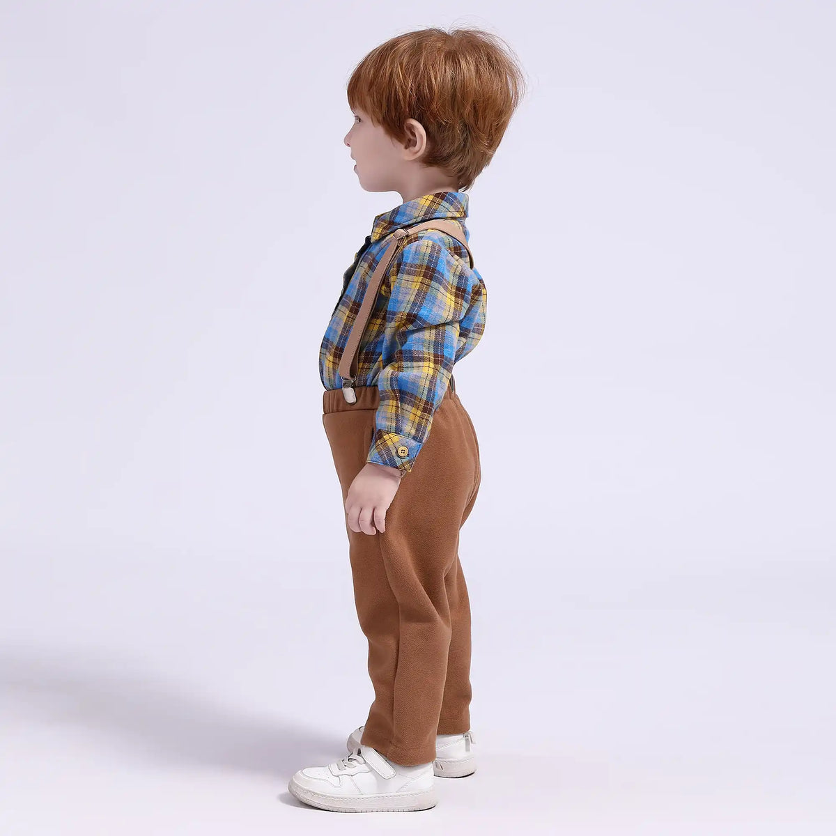 بنطال بخصر مطاطى للمواليد الأولاد