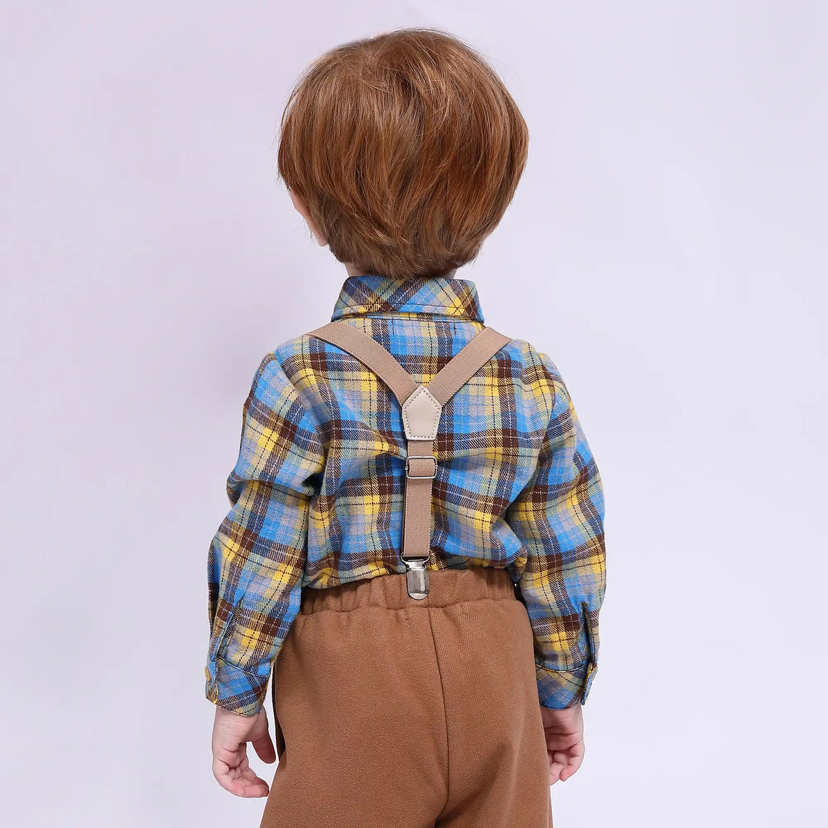 بنطال بخصر مطاطى للمواليد الأولاد