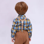 بنطال بخصر مطاطى للمواليد الأولاد