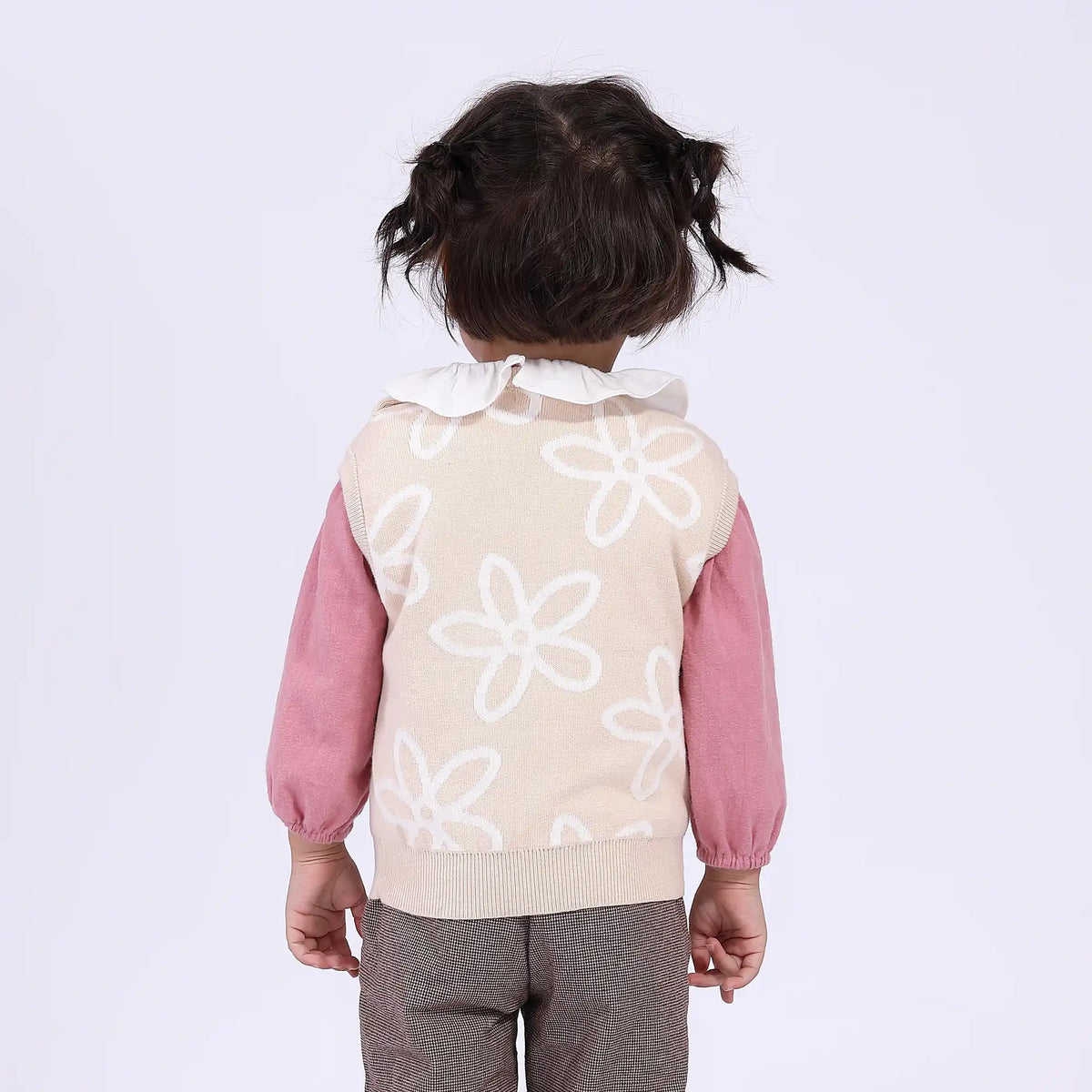 Casual Waistcoat for Babies Girls
