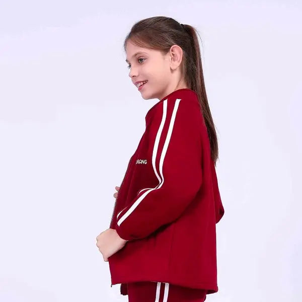 Printed School Jacket For Girls Image