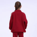 Printed School Jacket For Girls Image