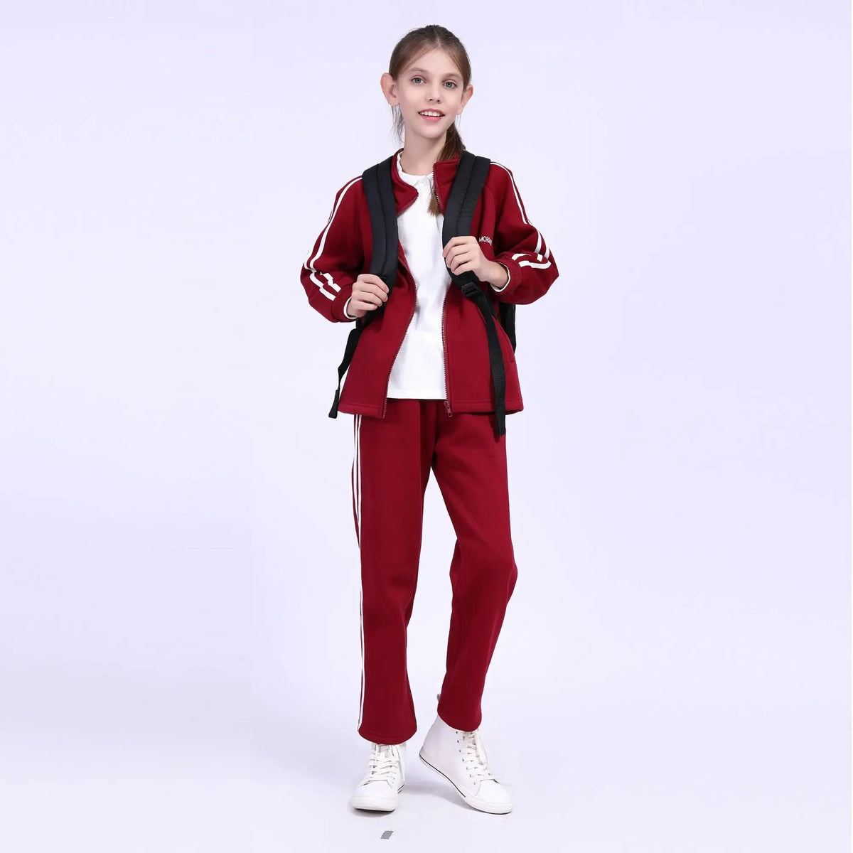 Printed School Jacket For Girls Image