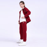 XL | 16-17 Y Maroon XL | 16-17 Y,99,60,62.2,107 Pants for Girls Image