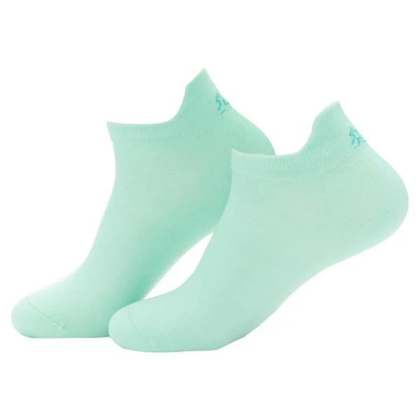 Free Light Blue Low cut socks for Women Image