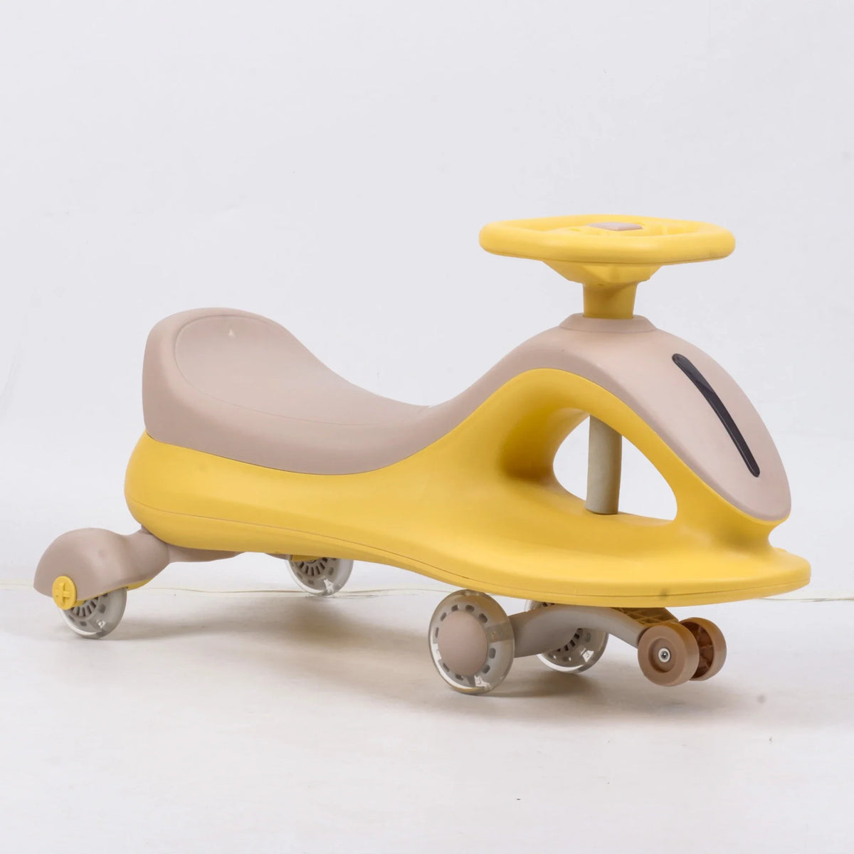 3-8Y Yellow Swing Car for Girls Image