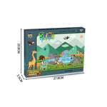 3-8Y Multicolor 3D Scene Of Wildlife Image