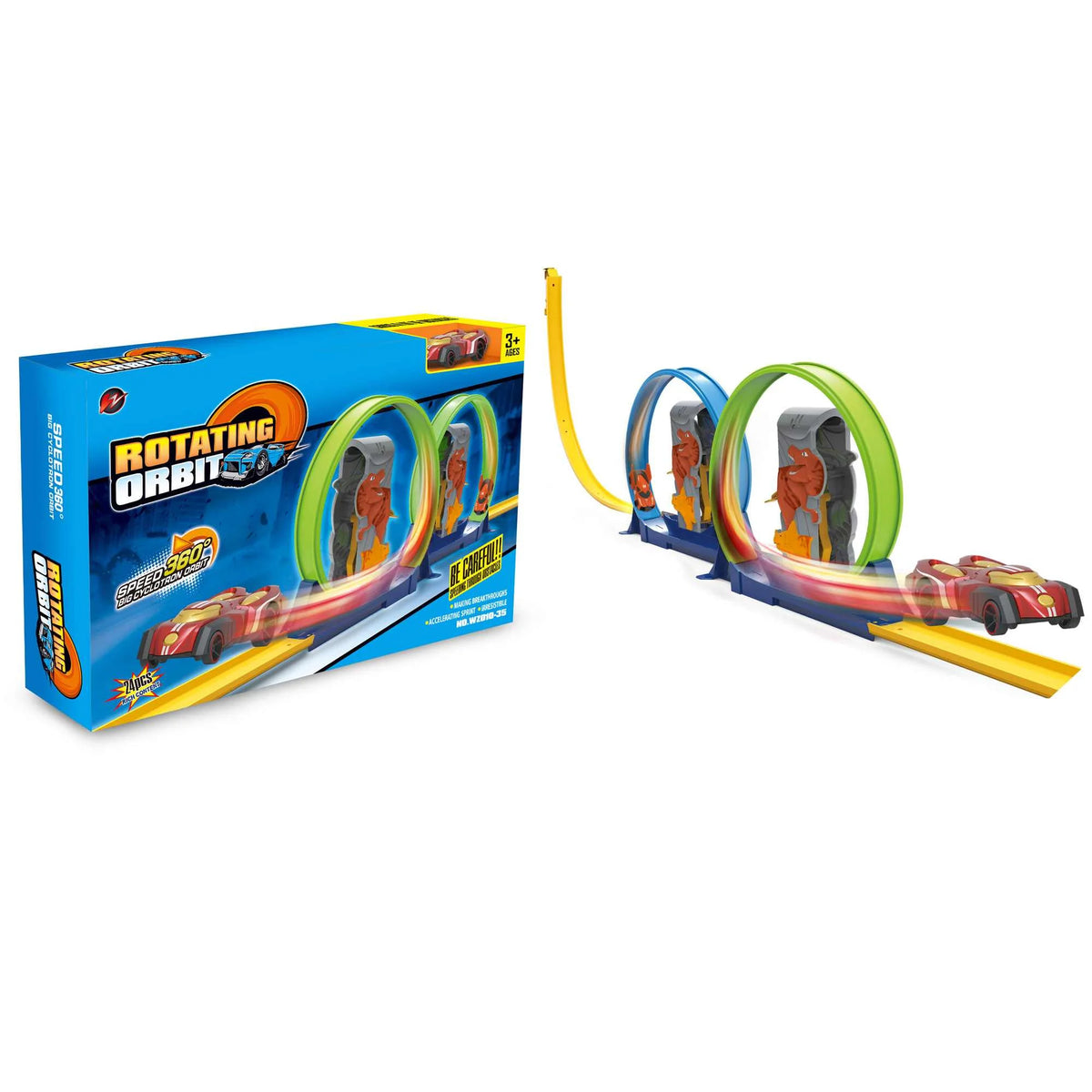 3-8Y Multicolor 360° Racing Track Image