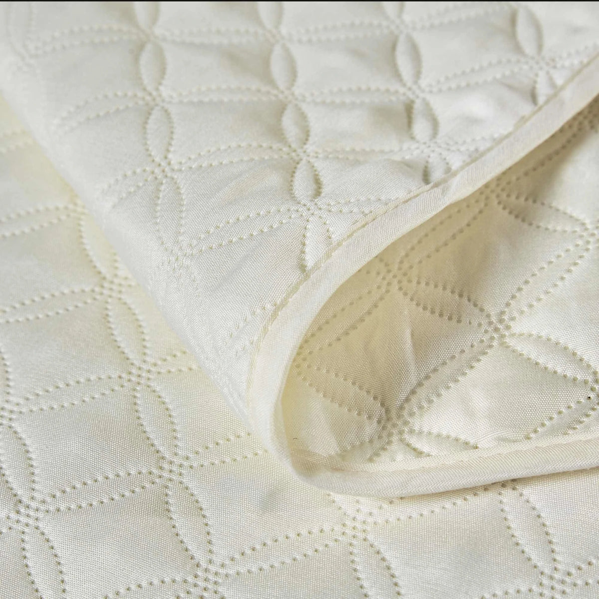 Plain textured bedspread Image