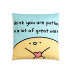 Free Blue Cushion Cartoon Design Image