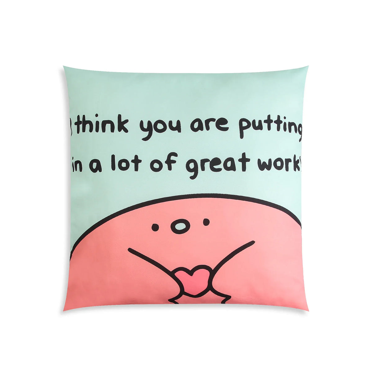 Free Green Cushion Cartoon Design Image