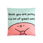 Free Green Cushion Cartoon Design Image
