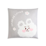 Free Grey Cushion Rabbit Design Image
