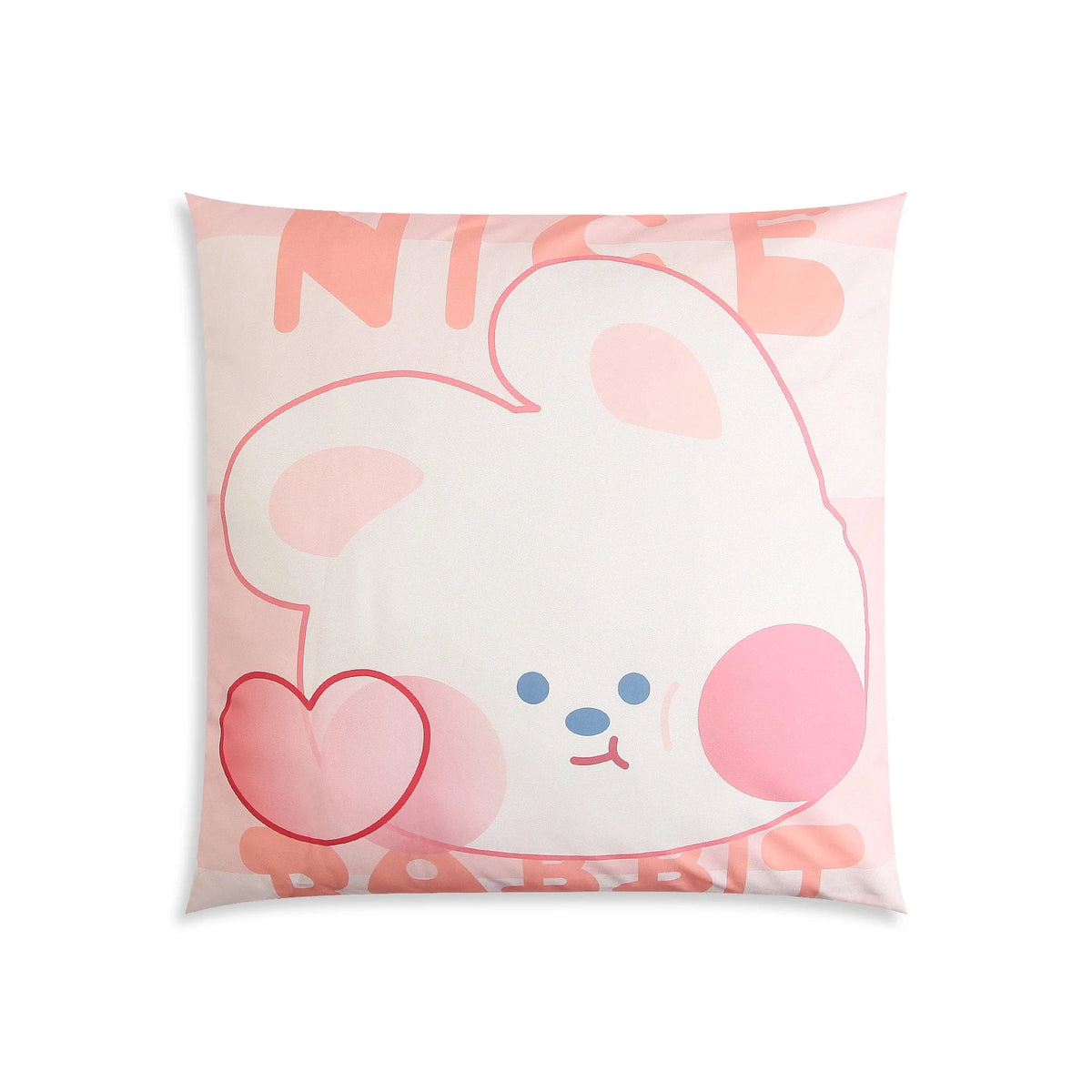 Free Pink Cushion Cat Face Design Image