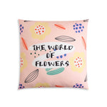 Free Beige Cushion World Of Flowers Image