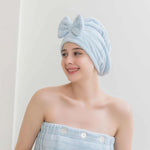 Free Blue Adult Hair-Drying Cap Image