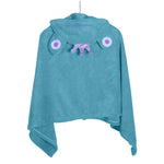 Free Green Towel with a head cover for kids Image